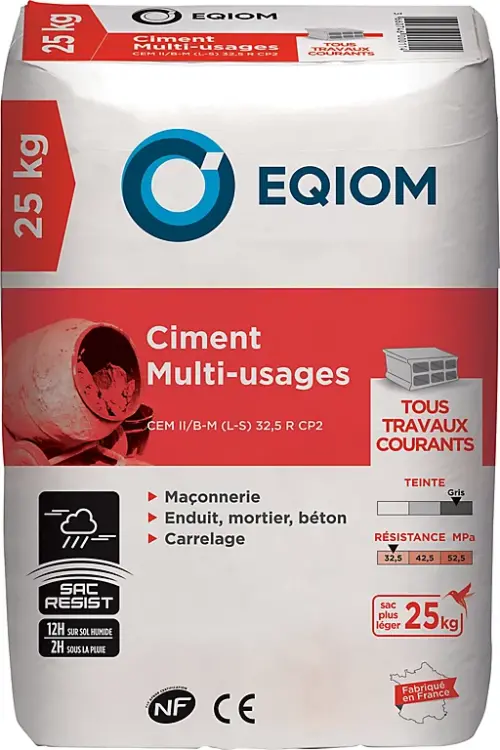 Ciment multi-usages de qualité professionnelle chez Ozaé Graviers Déco