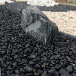 Galets Noirs Vernis - Ozaé Graviers Déco