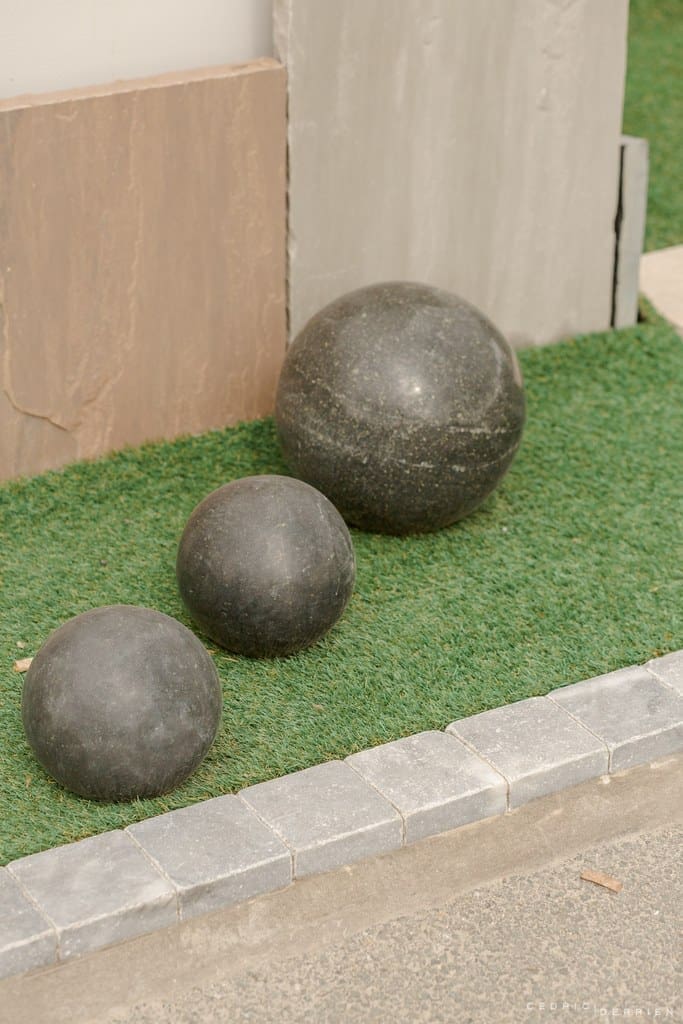 Boule noir poli