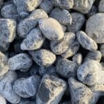 Galets Noirs Veinés Blancs 5 Galets Noirs Veinés Blancs - Ozaé Graviers Déco