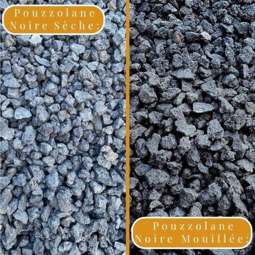 Pouzzolane Noire - Ozaé Graviers Déco