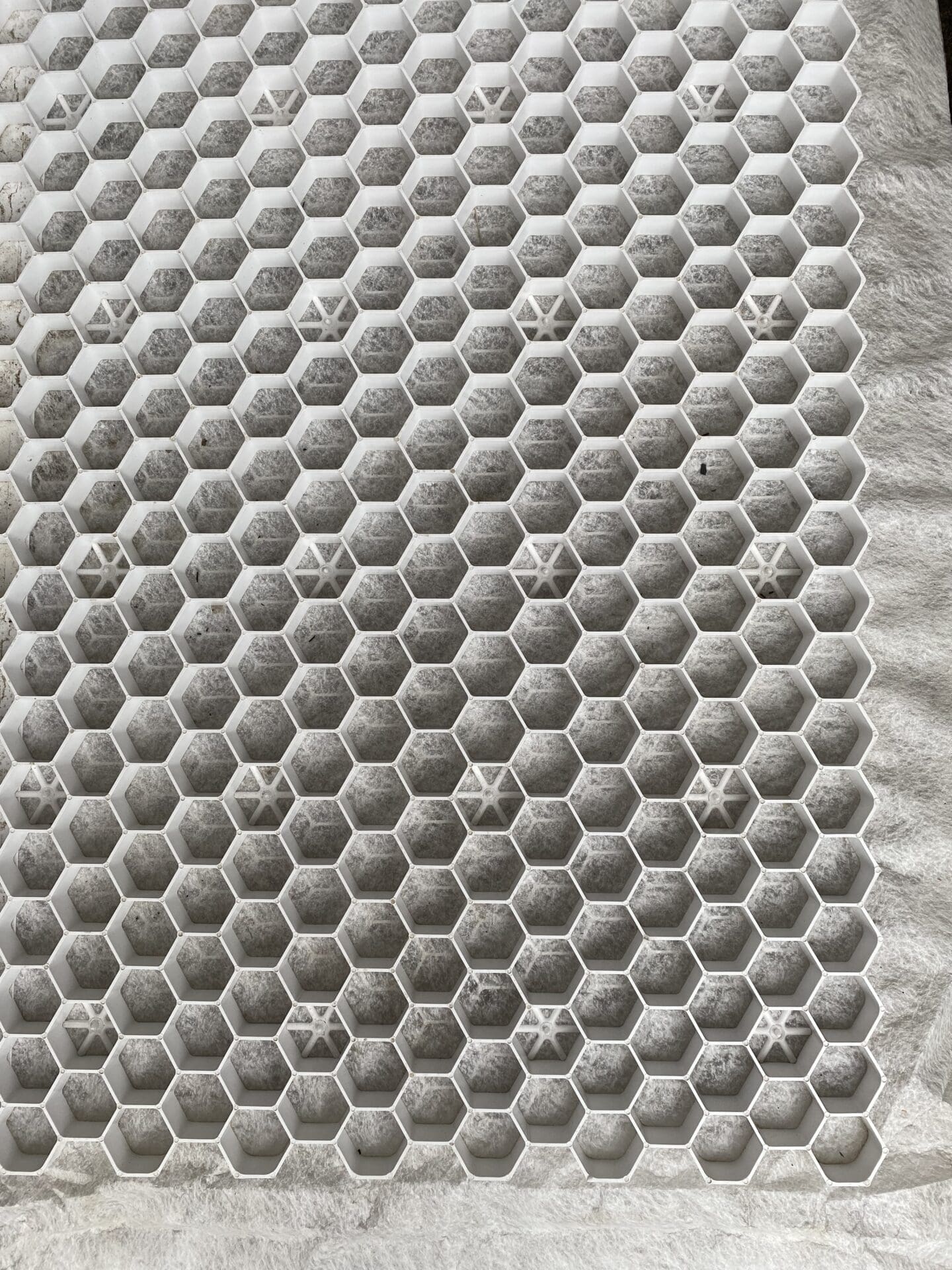 Alvéole Les revêtements de gravier stabilisés sont en vogue, mais ils peuvent présenter des inconvénients majeurs. Lors d'une utilisation intense avec des piétons ou des véhicules, le gravier peut se déplacer, réduisant ainsi le confort de la surface. La Solution Avancée : Les dalles stabilisatrices de gravier ECCOgravel offrent une réponse efficace à ce problème. Grâce à ces stabilisateurs de gravier, le gravier reste en place, assurant une surface stable, moderne et élégante. Conçus pour une perméabilité optimale à l'eau, ces revêtements de gravier permettent également l'évacuation naturelle de l'eau. Avantages des Stabilisateurs de Gravier ECCOgravel : Stabilité Améliorée : Maintient le gravier en place pour une surface stable et fonctionnelle. Perméabilité à l'Eau : Assure un drainage efficace, évitant la formation de flaques et de cavités. Polyvalence d'Application : Idéaux pour les terrasses, allées de jardin, sentiers, allées de garage, parkings et plus encore. Résistance à la Pression : Résiste à la pression, qu'il soit vide ou rempli, assurant une longue durabilité. Installation Simplifiée : Utilisation de techniques de collage avancées pour maintenir le géotextile en place. 1,20 x 0, 80 : 0,96 m2 1,20 x 1,60 : 1,92 m2