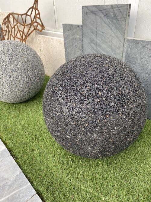 Boules Décoratives en Résine Noires - Ozaé Graviers Déco