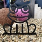 Grenouille en Acier Ozaé Graviers Déco