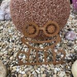 Grenouille en Acier Ozaé Graviers Déco