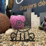 Grenouille en Acier Ozaé Graviers Déco