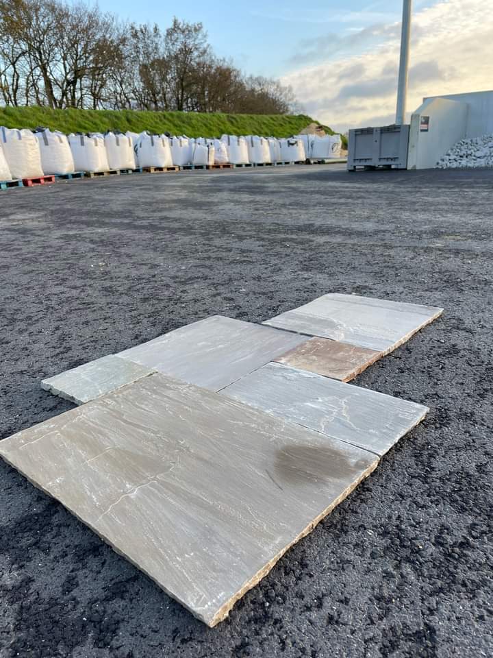 Dallage Grès Multicolore - Ozaé Graviers Déco