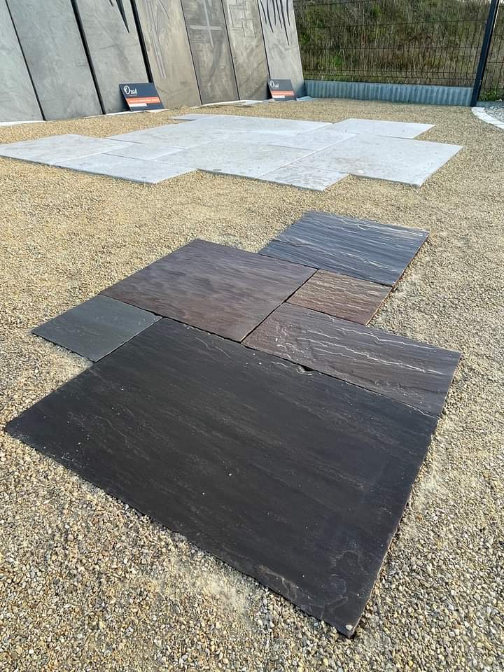 Dallage Grès Multicolore - Ozaé Graviers Déco