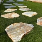 Pas Japonais Alix Dorée - Ozaé Graviers Déco