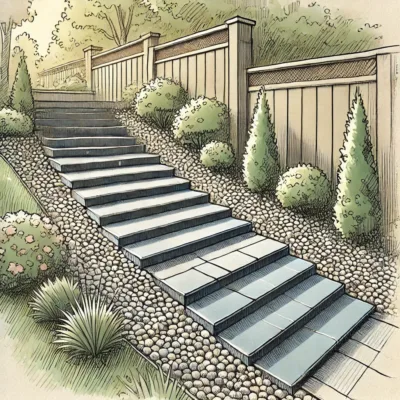 9. Utiliser escalier exterieur original