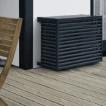 Cache Clim Ozaé Graviers Déco, protection esthétique pour unité extérieure de climatisation