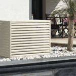 Cache Clim Ozaé Graviers Déco, protection esthétique pour unité extérieure de climatisation