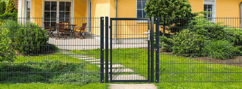 Portillon de Jardin Ozaé Graviers Déco, accès sécurisé et design pour vos extérieurs
