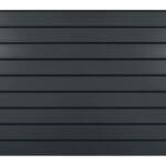 Clôture Aluminium LENA Lame Pleine - Ozaé Graviers Déco, occultation totale et design moderne