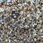 Graviers Miel Ozaé Graviers Déco, gravier décoratif aux teintes chaudes pour aménagement paysager