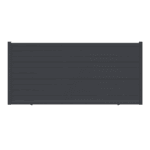 Portail Coulissant Aluminium LONDRE Ozaé Graviers Déco, portail plein moderne et sans entretien