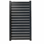 Portillon Aluminium MARSEILLE Ozaé Graviers Déco, portillon ajouré moderne pour entrée extérieure