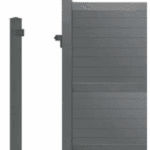 Poteau Aluminium Portillon et Portail Ozaé Graviers Déco, fixation design et résistante pour portail et portillon