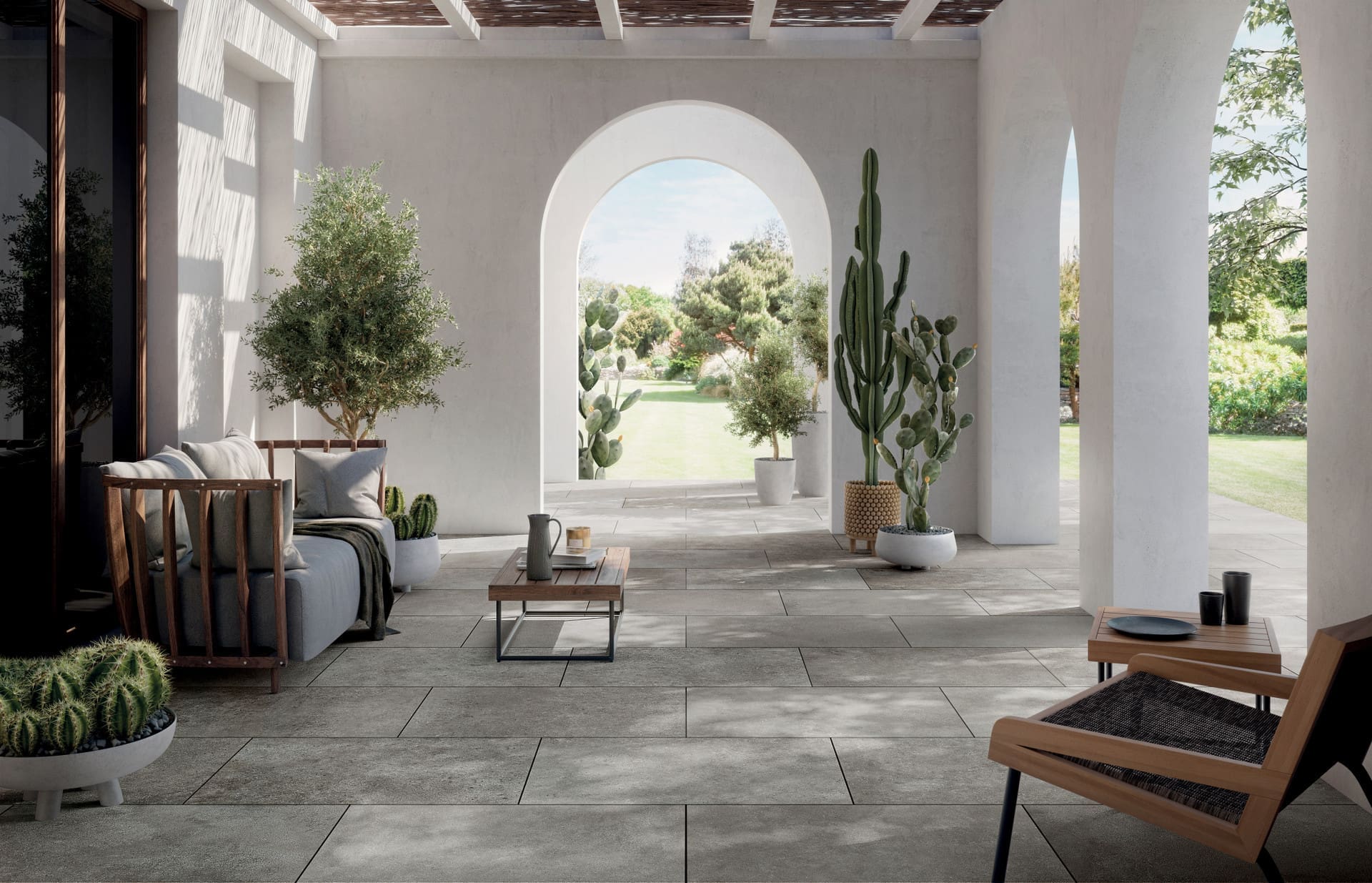 Dalle Céramique DIJON – Commarin – Ozaé Graviers Déco Dalle Céramique DIJON Commarin Ozaé Graviers Déco, dalle extérieure effet pierre naturelle en grès cérame