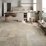 Dalle Céramique DIJON Rochepot Ozaé Graviers Déco, revêtement extérieur effet pierre naturelle