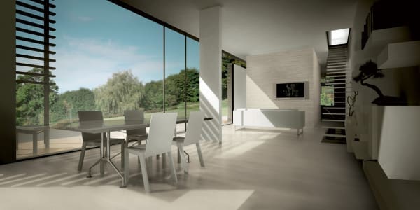 Dalle Céramique E.MOTIONS – Sandy White – Ozaé Graviers Déco Dalle Céramique E.MOTIONS - Sandy White, teinte beige sable clair pour extérieur – Ozaé Graviers Déco