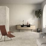 Dalle Céramique FIND - Ash, teinte gris beige effet béton patiné – Ozaé Graviers Déco