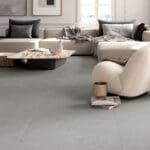 Dalle Céramique GLOCAL Perfect Ozaé Graviers Déco, dalle extérieure effet béton lisse antidérapante