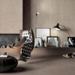 Dalle Céramique GLOCAL Sugar Ozaé Graviers Déco, dalle extérieure effet béton clair antidérapante