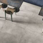 Dalle Céramique I.MAT - Square, teinte gris clair effet béton lissé – Ozaé Graviers Déco