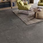 Dalle Céramique MATERICA - Antracite effet béton foncé – Ozaé Graviers Déco