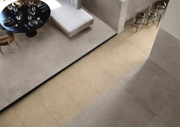 Dalle Céramique MATERICA – Polvere – Ozaé Graviers Déco Dalle Céramique MATERICA - Polvere effet pierre gris doux – Ozaé Graviers Déco