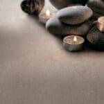 Dalle Céramique NOVEMBER Land Ozaé Graviers Déco, dalle extérieure effet pierre beige rosé antidérapante