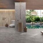 Dalle Céramique QUARTZ ESSENCE - Burnt effet pierre anthracite pour extérieur – Ozaé Graviers Déco