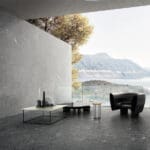 Dalle Céramique SHAPES OF ITALY - Gardena imitation pierre sombre texturée – Ozaé Graviers Déco